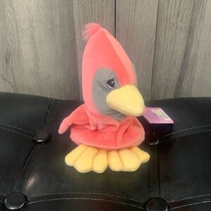 Precious Moments Tender Tails Baby Red Cardinal Bird Plush Beanie With Tag